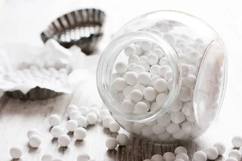 Ceramic baking beans Stock-Fotos