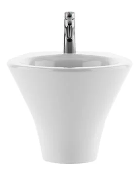 Ceramic bidet isolated on white background Stock Illustration