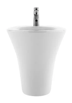 Ceramic bidet isolated on white background Stock Illustration