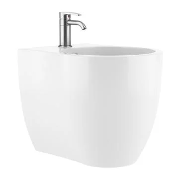 Ceramic bidet isolated on white background Stock Illustration