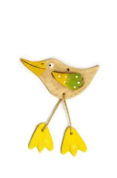 Ceramic bird. Stock Photos