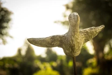 Ceramic bird. Stock Photos
