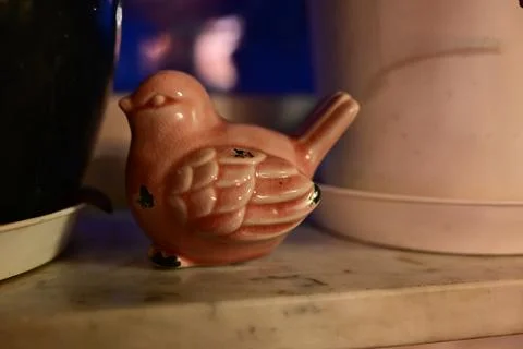 Ceramic bird. Stock Photos
