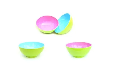 Ceramic bowl on isolated Foto stock