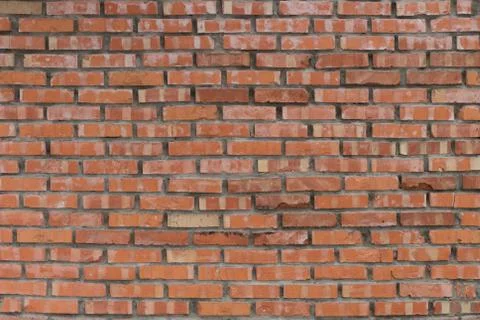 Ceramic brick tile wall,seamless brick wall Foto stock