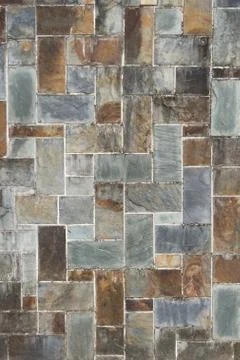 Ceramic brick tile wall,seamless brick wall Foto stock