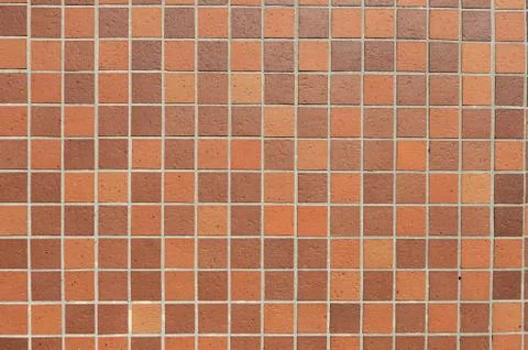 Ceramic brick tile wall,seamless brick wall Foto stock