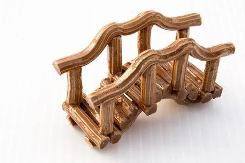 Ceramic bridge model Stock Photos