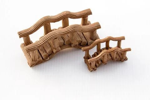 Ceramic bridge model Stock Photos