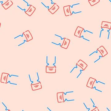 Ceramic capacitor electronic component vector seamless pattern Stock Illustration