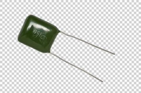 A ceramic capacitor Stock Photos