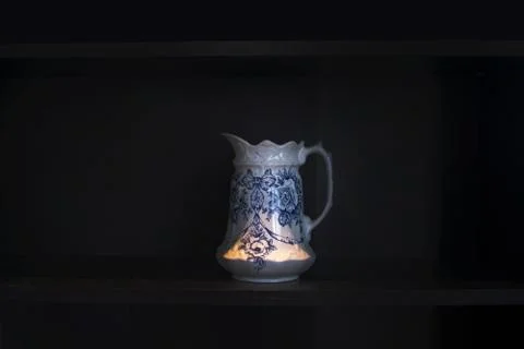 Ceramic caraffe earthenware  household item Foto stock