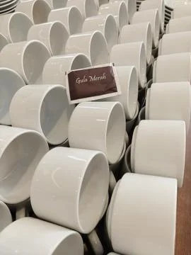 Ceramic Cofee Cups Stock Photos