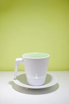 Ceramic coffee mug Stock Photos