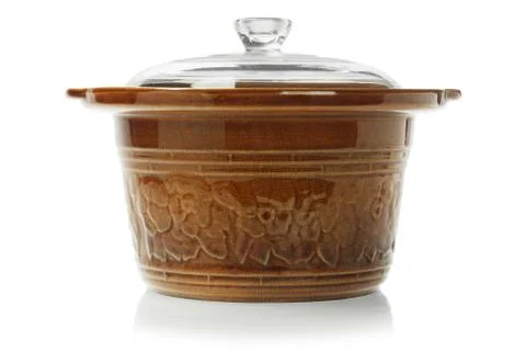 Ceramic cooking pot Stock Photos