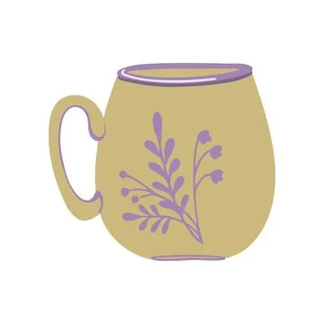 Ceramic cup Stock Illustration