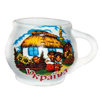 Ceramic cup Foto stock