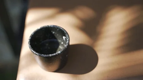 Ceramic cup of tea Video stock 121133409