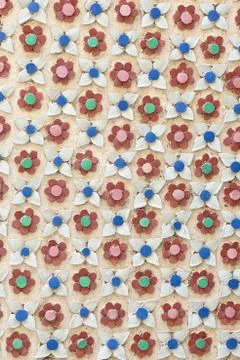Ceramic decor flower Stock Photos