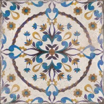 Ceramic decorative mosaic tile. Stock Photos