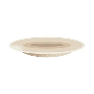 Ceramic dish utensil Stock Illustration