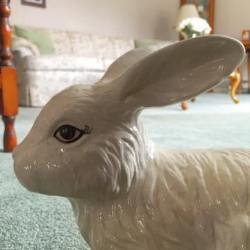 Ceramic Easter Bunny Stock Photos