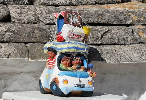 Ceramic figurines Stock Photos