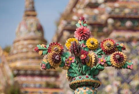 Ceramic flower Stock Photos