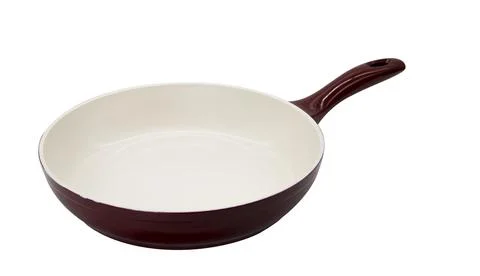Ceramic frying pan Stock Photos