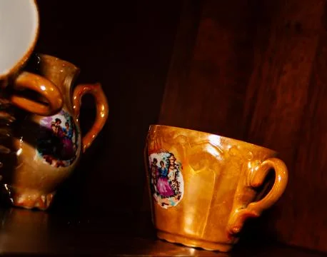 Ceramic glass 库存照片