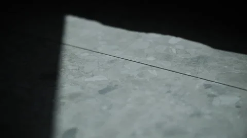 Ceramic Granite Floor Tile in Sunlight Stock Footage 313498177