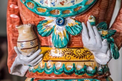 Ceramic handicraft Stock Photos