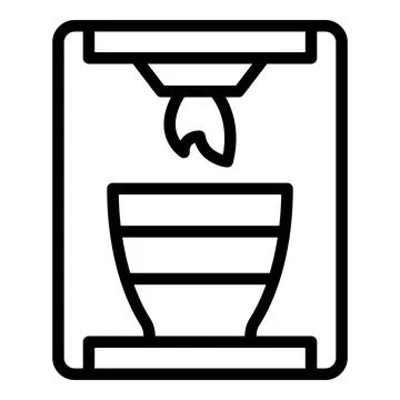 Ceramic handmade icon outline vector. Art class Stock Illustration