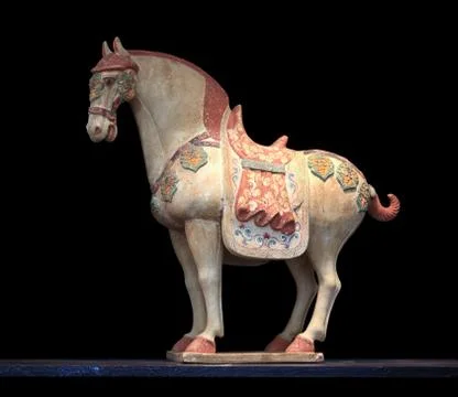 The ceramic horse Stock Photos