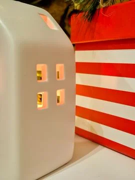 A ceramic house 스톡 사진