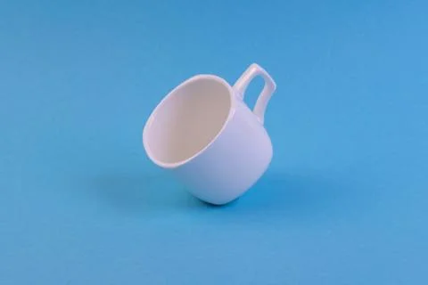 Ceramic isolated coffee mug side view 스톡 사진