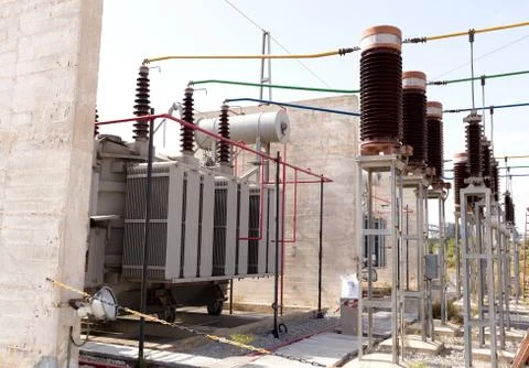 Ceramic isolators Stock Photos