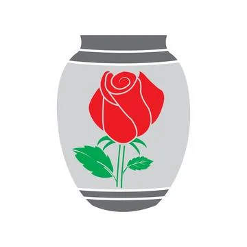 Ceramic jar icon Stock Illustration