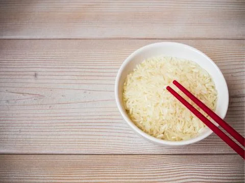 Ceramic jar with rice Stock Photos