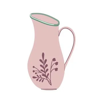 Ceramic jug Stock Illustration