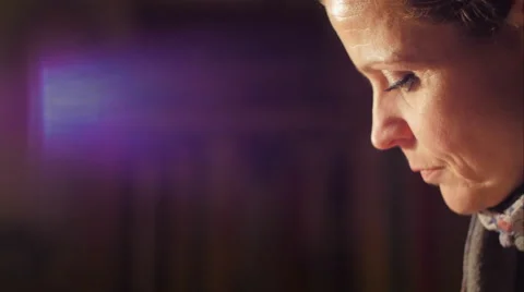 Ceramic maker designing artwork with pencil in her atelier extreme close-up Stockbeeldmateriaal 61950077