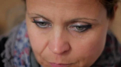 Ceramic maker working face extreme close-up Stock-Footage 61951575