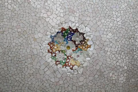 Ceramic mosaic pattern Stock Photos