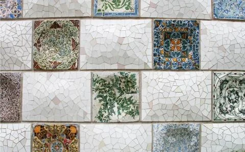 Ceramic mosaic Stock Photos