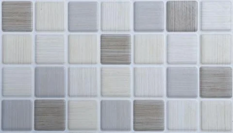Ceramic Mosaic Tile Pattern Background Close Up 库存照片