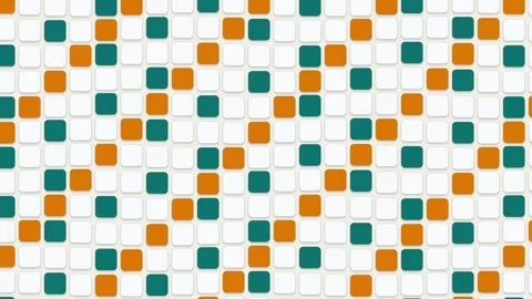 Ceramic Mosaic Tile Ripple Loop Seamless Motion Background Loop Stock Footage 342477292