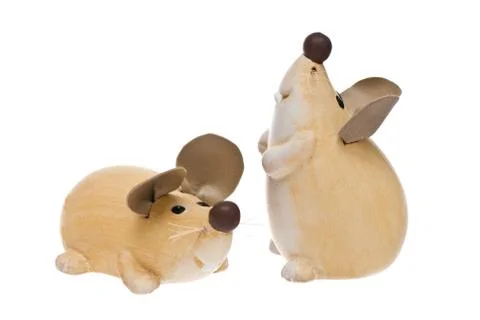 Ceramic mouse. Stock Photos