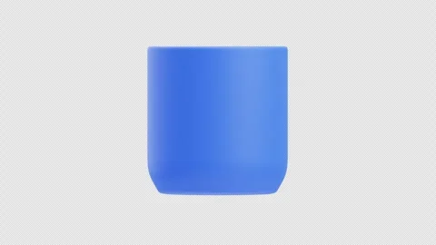 Ceramic mug 3d animation Stock Footage 327720294