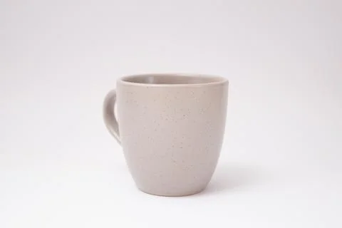 Ceramic mug on a white background Stock Photos