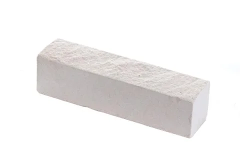 Ceramic narrow brick at the white background, isolated Stock Photos